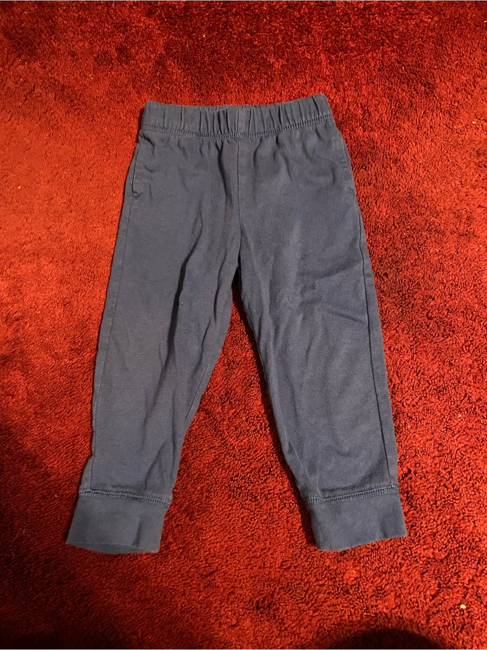 wonder nation Blue Elastic Waist Toddler Jogger Pants